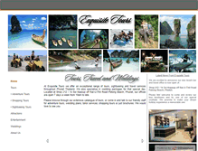 Tablet Screenshot of exquisitetoursandtravel.com